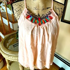 Embellished tank top m